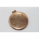 Victorian rolled gold locket