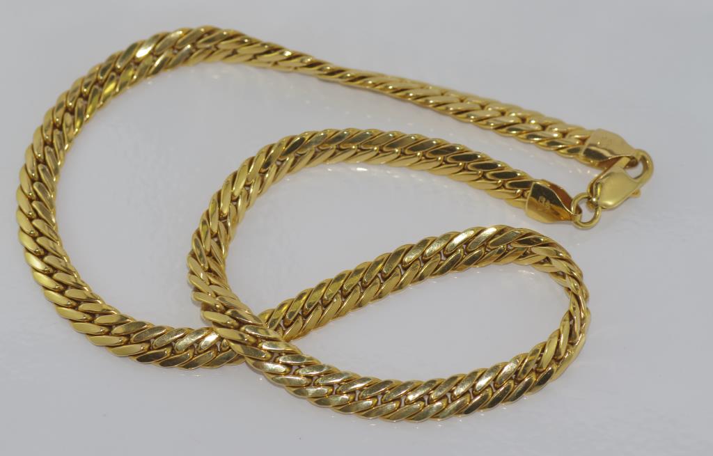 18ct yellow gold necklace