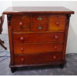 Late Victorian cedar chest of drawers