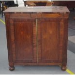 Mid 19th century rosewood cabinet