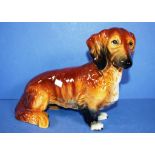 Goebel seated dachshund figure