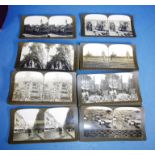 Set of vintage stereo cards