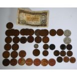 Quantity of mostly Australian pre decimal coins