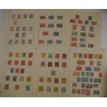 Collection early Australian postage stamps