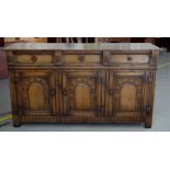 Vintage oak sideboard