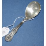 Victorian sterling silver caddy spoon