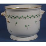 Large Herend twin handle jardiniere