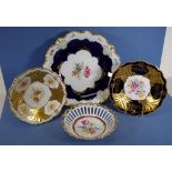 Four various German porcelain bowls