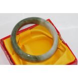 Boxed jadeite bangle