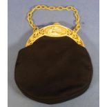 Art deco celluloid top evening bag