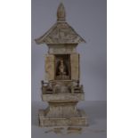 Vintage ivory Buddha shrine