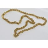 Unusual 9ct yellow gold necklace