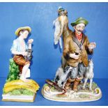 Two various Capodimonte figures