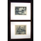 Two Cedric Raymond Emanuel (1906-95), lithographs