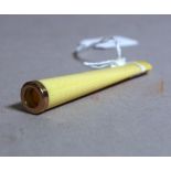 Gold plated and xylonite cigarette holder