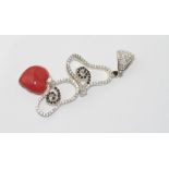 Italian red coral pendant