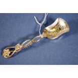 George V sterling silver ornate sugar spoon