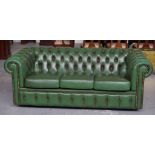 Moran leather Chesterfield lounge