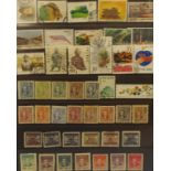 Double sided sheet of vintage Chinese stamps