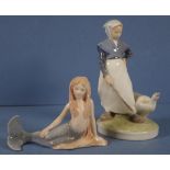 Two Bing and Grondahl figurines