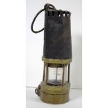 Antique British miners lamp