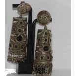 Vintage Chinese clip earrings