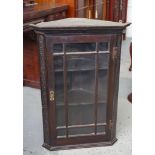 Georgian style corner cabinet