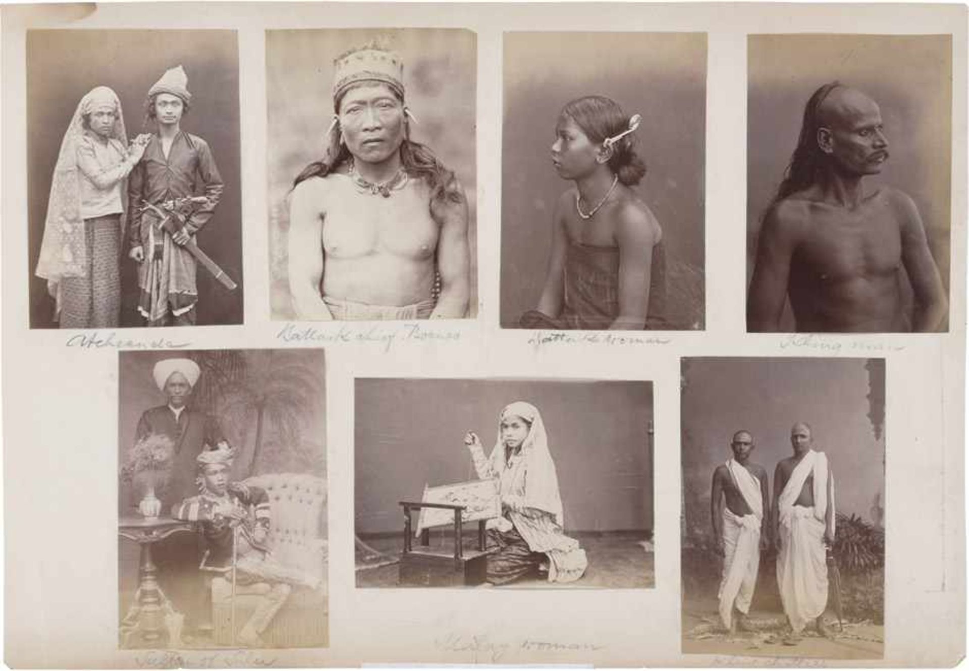 Dutch India / Indonesia: Potraits, tribes, temples and landascapes Photographer: Gustave Richard