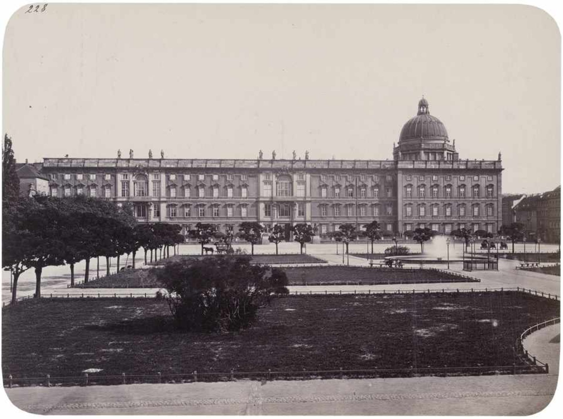 Ahrendts, Leopold: Stadtschloß, Berlin from the Lustgarten Stadtschloß, Berlin from the