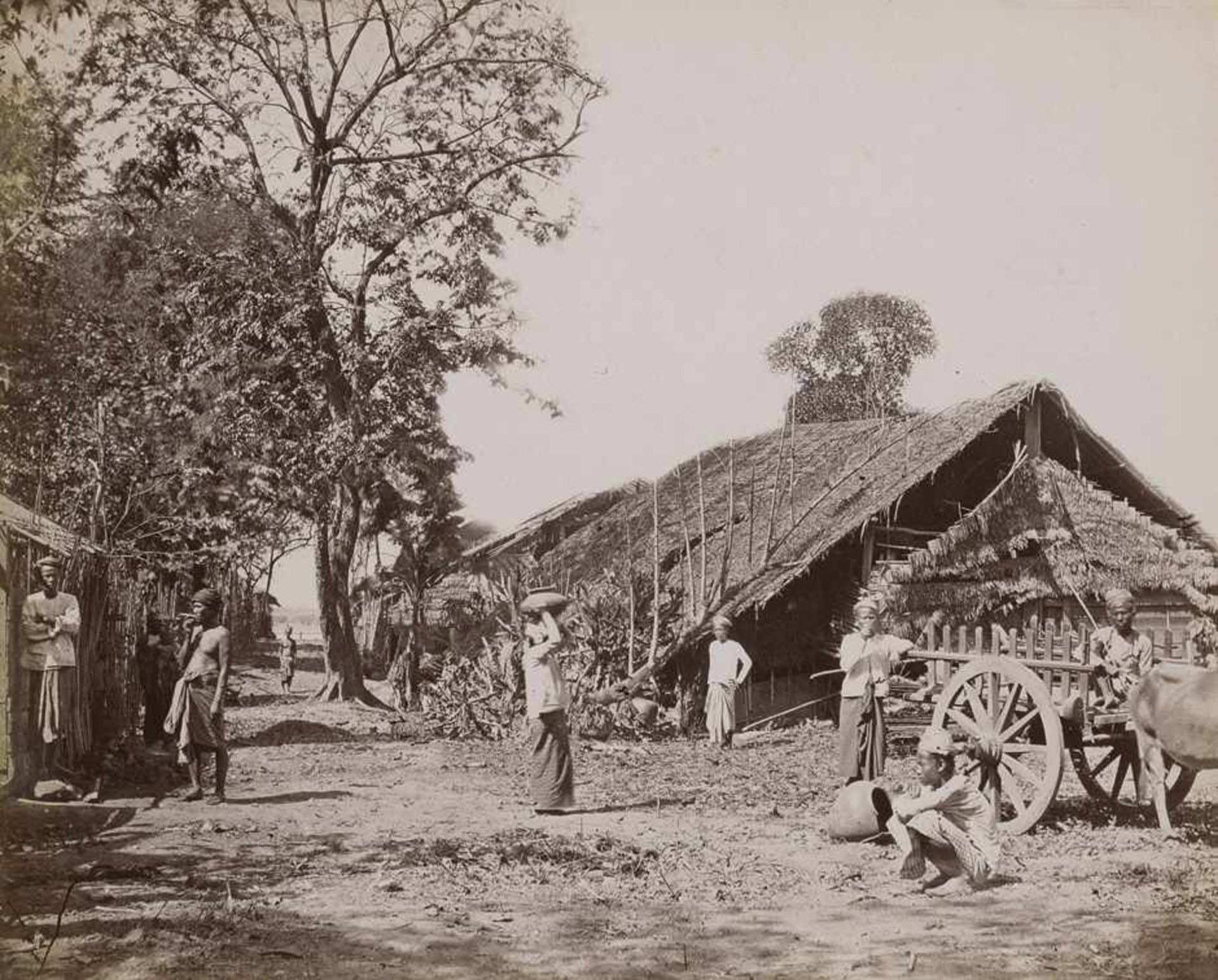 Burma: Views of villages and rural life in Burma Photographer: Unknown. Views of villages and