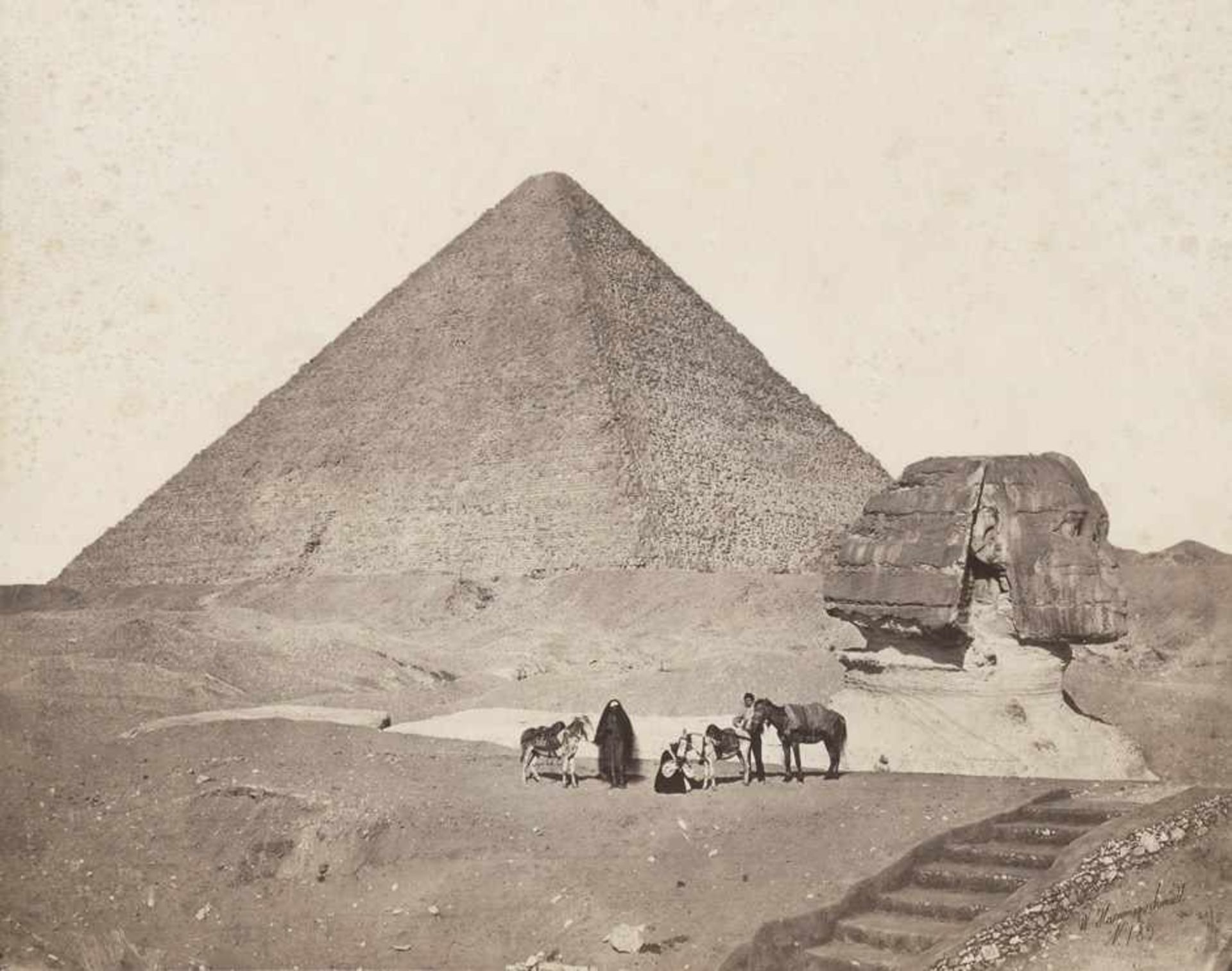 Hammerschmidt, Wilhelm: Selected views of Egypt Selected views of Egypt. 1860s. 21 albumen prints. - Bild 2 aus 3