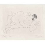 Picasso, Pablo: Homme et Femme Homme et Femme Radierung auf festem Velin. 1927. 19,5 x 28 cm (45,5 x