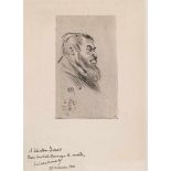 Toulouse-Lautrec, Henri de: Tristan Bernard Tristan Bernard Kaltnadel auf Arches-Bütten. 1898. 16,
