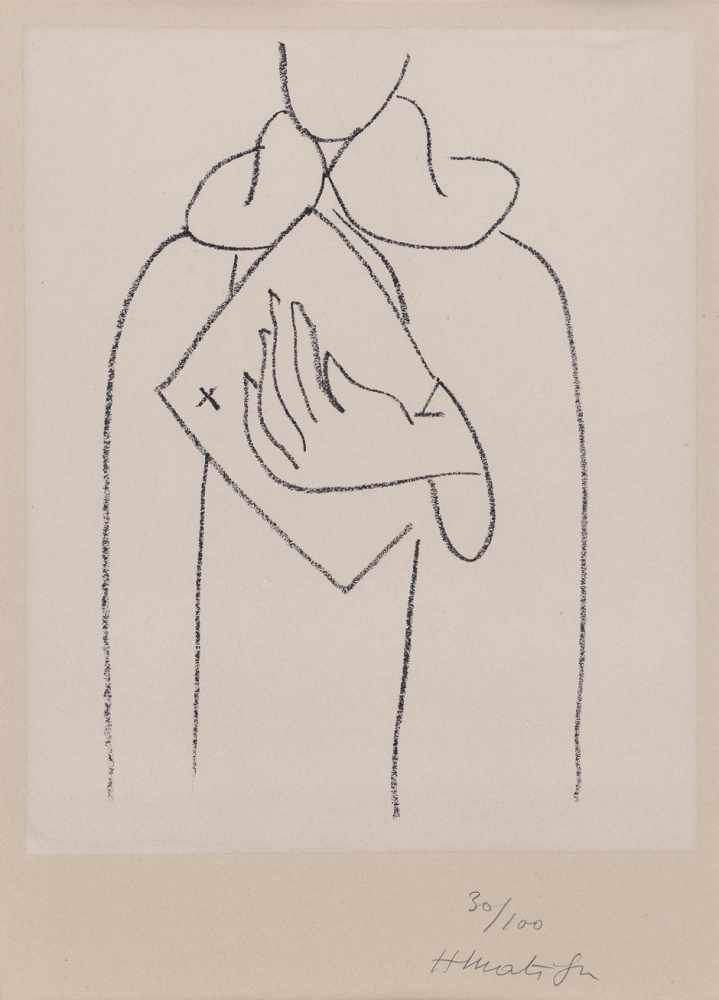 Matisse, Henri: Etudes pour Saint Dominique Etudes pour Saint Dominique Lithographie auf gewalztem