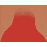 Piene, Otto: Neon = Nonne "Neon = Nonne" Farbserigraphie auf rotem Velinkarton. 1967. 52,5 x 72,5 cm