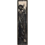 Pankok, Otto: Johannes der Täufer Johannes der Täufer Holzschnitt auf Velin. 1936. 156 x 35 cm (