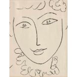 Matisse, Henri: La Pompadour La Pompadour Lithographie auf Velin. 1951. 31,5 x 24,4 cm. Auflage