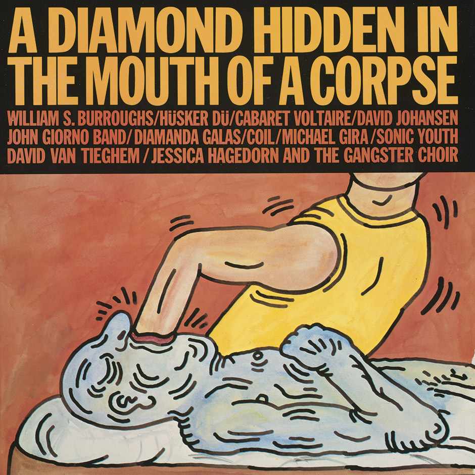 Haring, Keith: A Diamond hidden in the mouth of a corpse "A Diamond hidden in the mouth of a corpse"