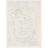 Matisse, Henri: Nue assis, visage de profil Nue assis, visage de profil Radierung auf festem