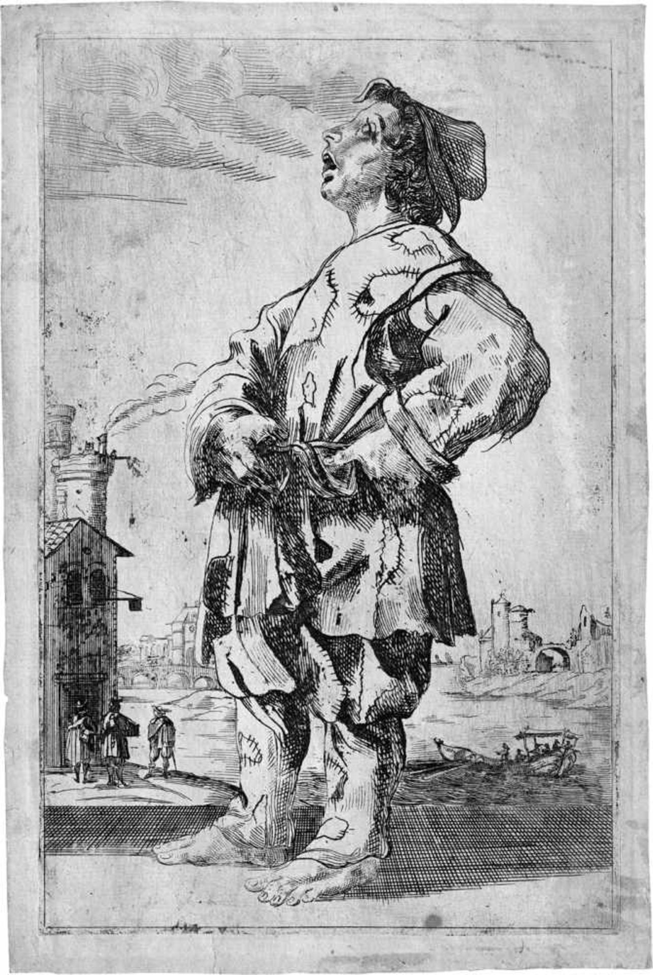 Ruprecht, Prinz von der Pfalz: Der Bettlerjunge Der Bettlerjunge. Radierung. 26,1 x 16,6 cm.