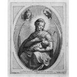 Carracci, Agostino: die Madonna mit dem Kind auf der Mondsichel Die Madonna mit dem Kind auf der