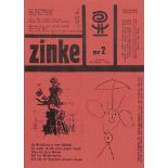 Fuchs, Günter Bruno und Galerie zinke: Zinke (Nummer 1-3 (alles) Galerie zinke. - Fuchs, Günter