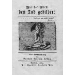 Lessing, Gotthold Ephraim: Wie die Alten den Tod gebildet Lessing, Gotthold Ephraim. Wie die Alten