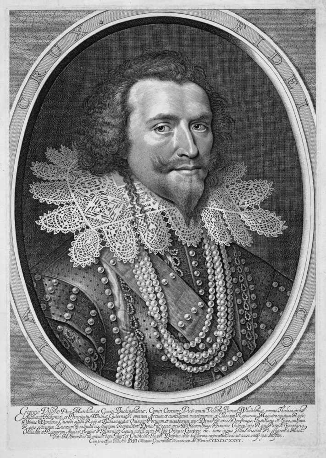 Delff, Willem Jacobsz.: Bildnis des George Villiers, Duke of Buckingham Bildnis des George Villiers,