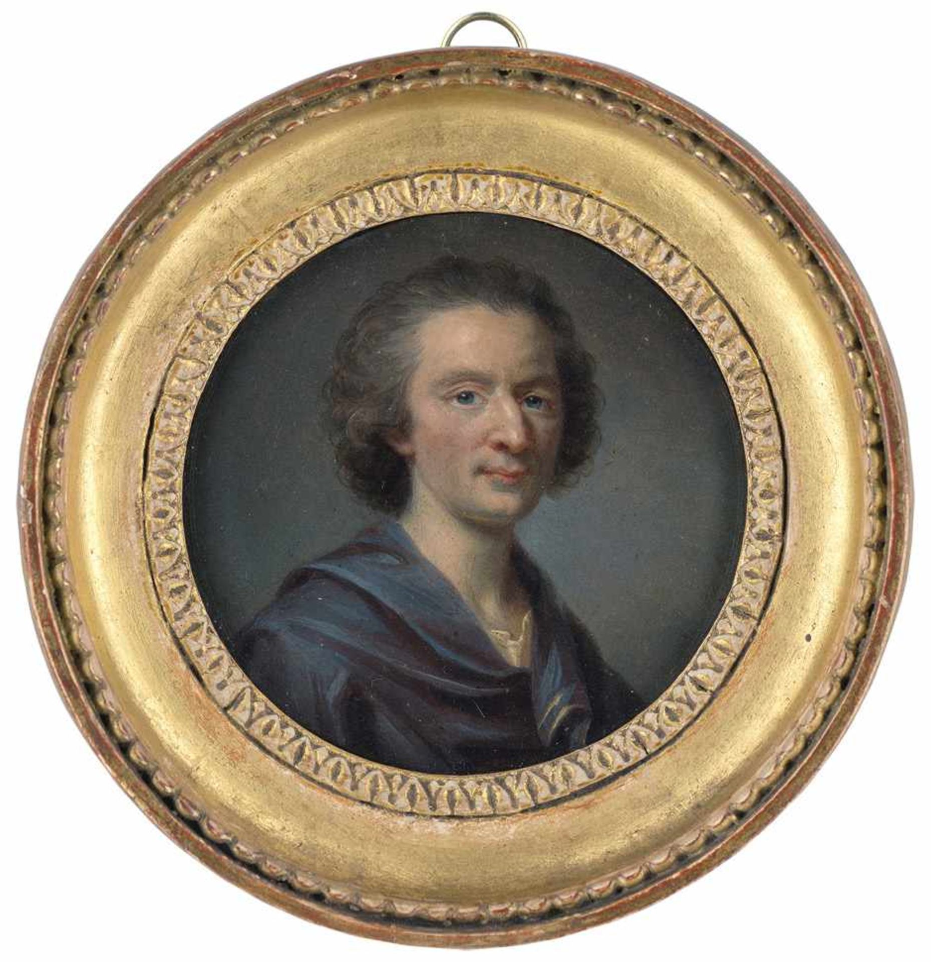 Deutsch: um 1780/90. Bildnis eines Mannes mit blauem Umhang um 1780/90. Bildnis eines Mannes mit