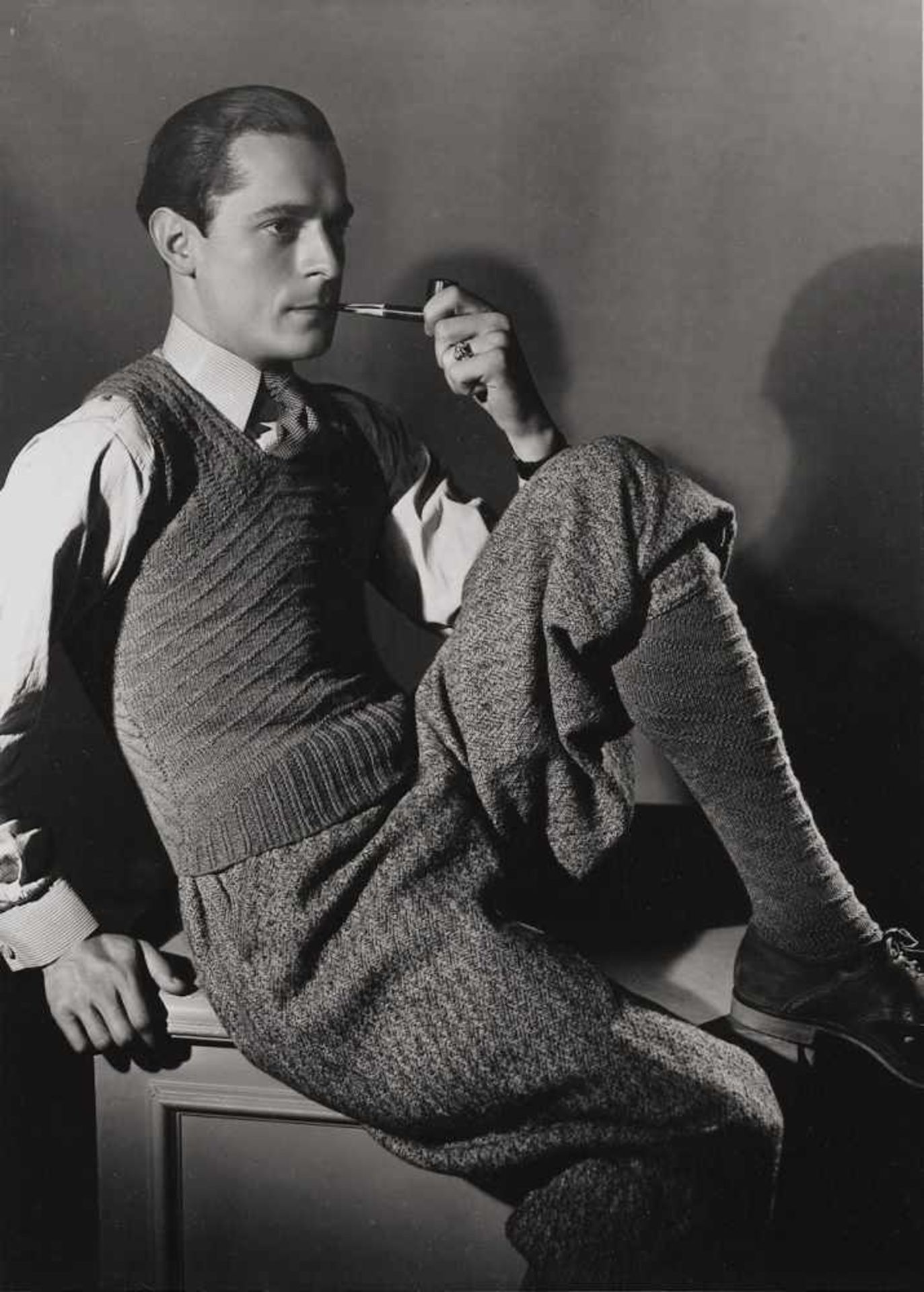 Fashion Photography: Selected men's fashion images Photographer: Yva (Else Simon Neuländer, 1900 -