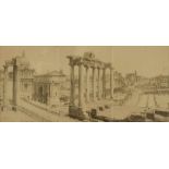 Anderson, Domenico: Panoramic view of the Forum Romanum (Attributed to). Panoramic view of the Forum