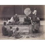 Burma: Group portraits Photographer: Felice Beato (1824 - 1909), Aurélien Pestel (1855 - 1897) and