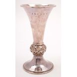 An Elizabeth II Scottish silver vase, maker Thomas Kerr Ebbut, Edinburgh,