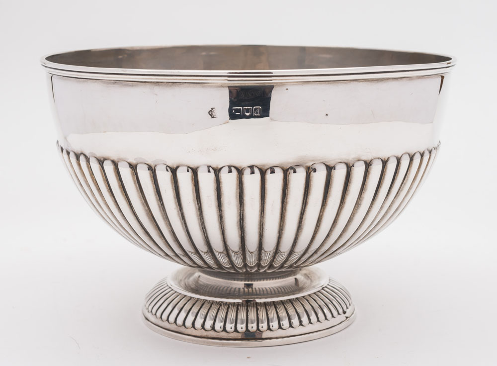 A Victorian silver bowl, maker William Hutton & Sons Ltd, London,